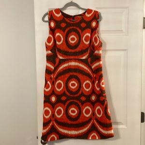 TORY BURCH Linen Dress size 14 length 38” bust 36” excellent condition